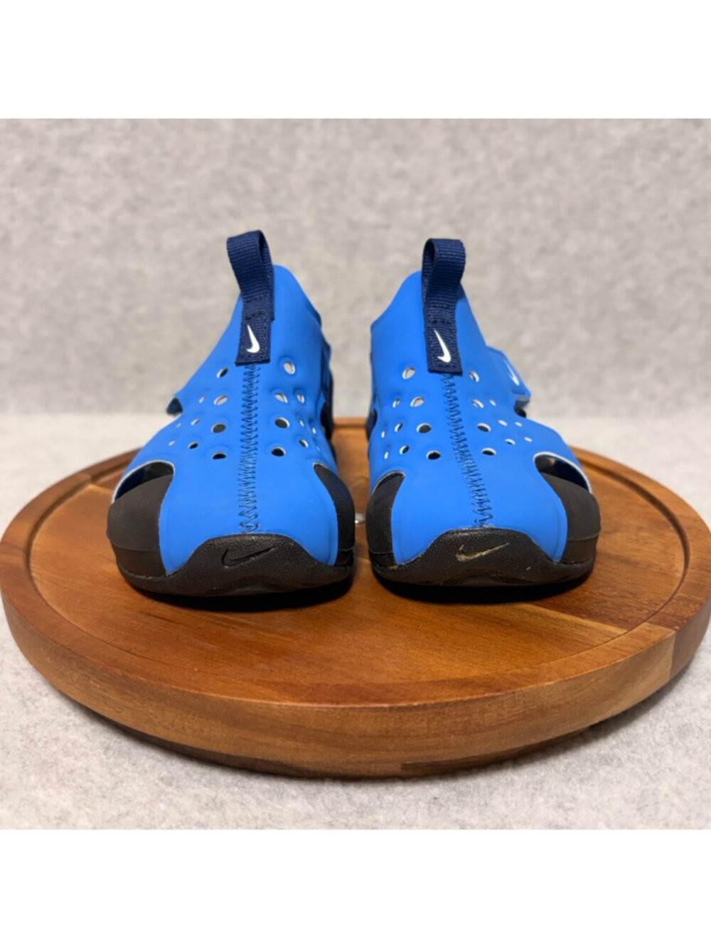 Nike Sandals Size 7 7C Baby Boy Toddler Sunray Protect 2 Blue - Picture 3 of 9